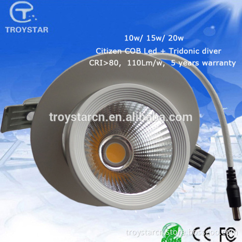 Latest products in market recessed led soffit lighting 220v 15w kitchen cob led downlight